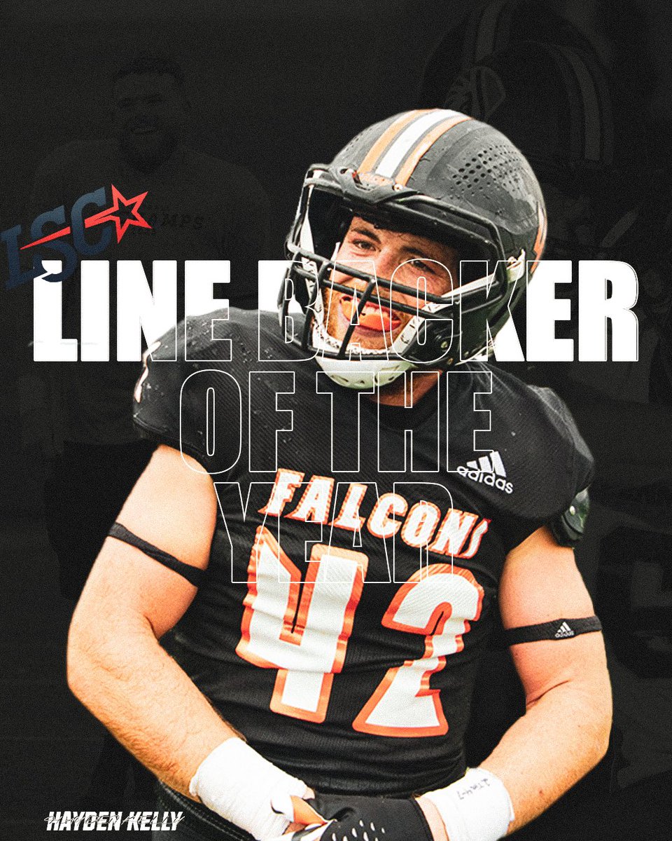 The <a href="/LoneStarConf/">Lone Star Conference</a> Linebacker Of The Year, Hayden Kelly 

#FAMILY #1AND0BROTHERHOOD