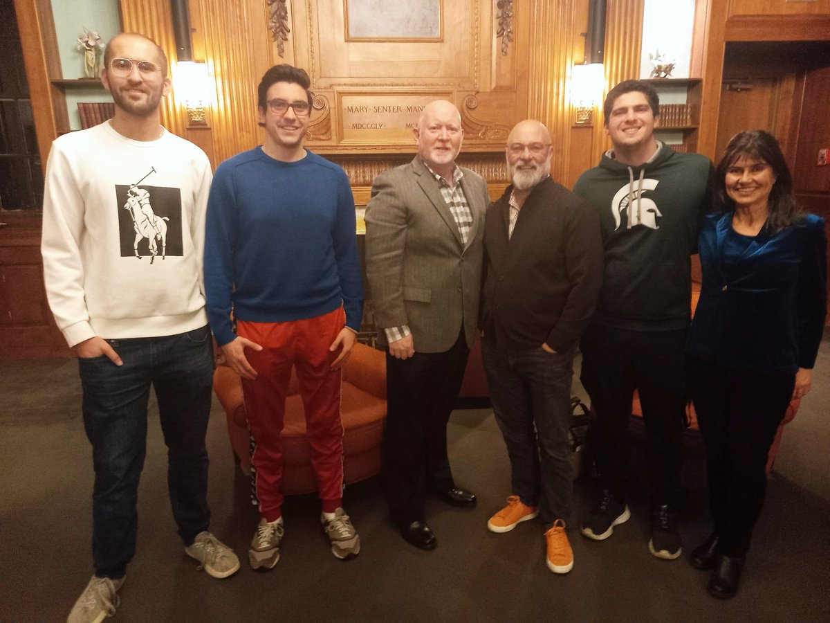 We're thankful for K alumni like @BIGGBYCoffee Co-Founder and Co-CEO Mike McFall '93, who visit our campus to meet our students. On Tuesday, students met McFall for a panel discussion led by Visiting Assistant Professor of Economics and Business David C. Rhoa.