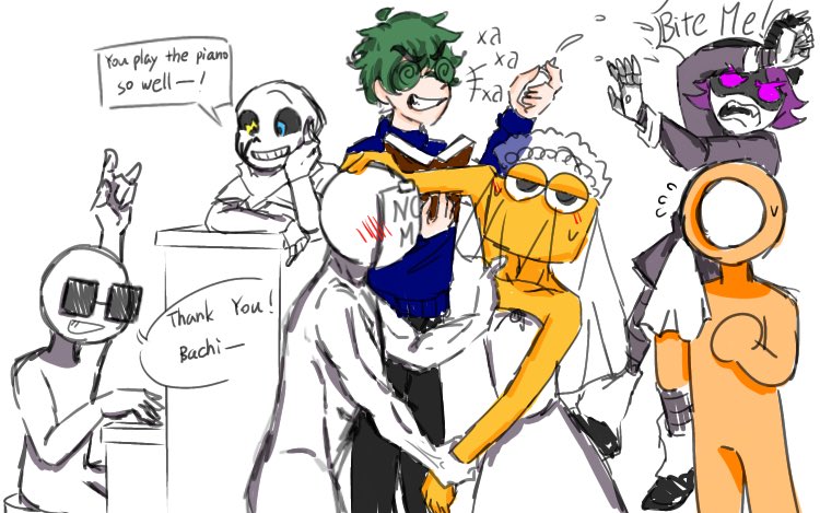 TCtbkus_siloku_'s tweet photo. Cheese : 😓
#13_карт
#Вару
#Thesecondone
#alanbecker
#UZI
#Inksans
#MARIKINonline4_fanart https://t.co/2lNdj5gTij