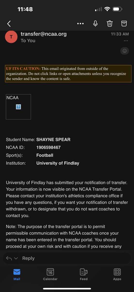 I have officially entered the transfer portal with 4 years of eligibility!!! 

Shayne Spear 
Redshirt freshman (6’1 235)
High school tape ⬇️

hudl.com/v/2K2sbm