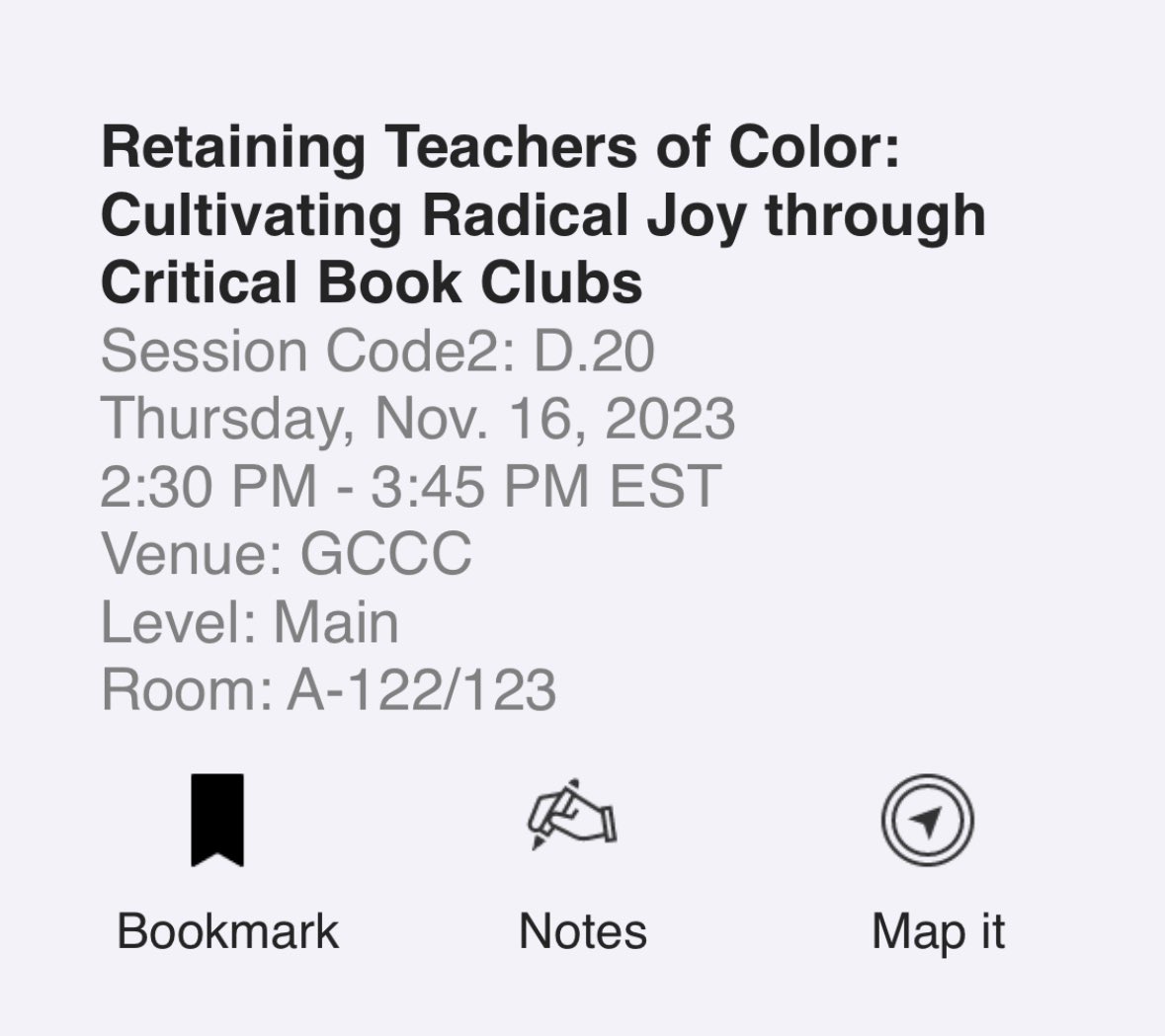 adinashaode's tweet photo. Excited to be at #NCTE23 today to share some of the beauty that is being an ELA teacher of color 

This is a project of love and connection and joy and we cannot wait to share it with everyone ❤️

@ncte https://t.co/TWwIcxI1dj