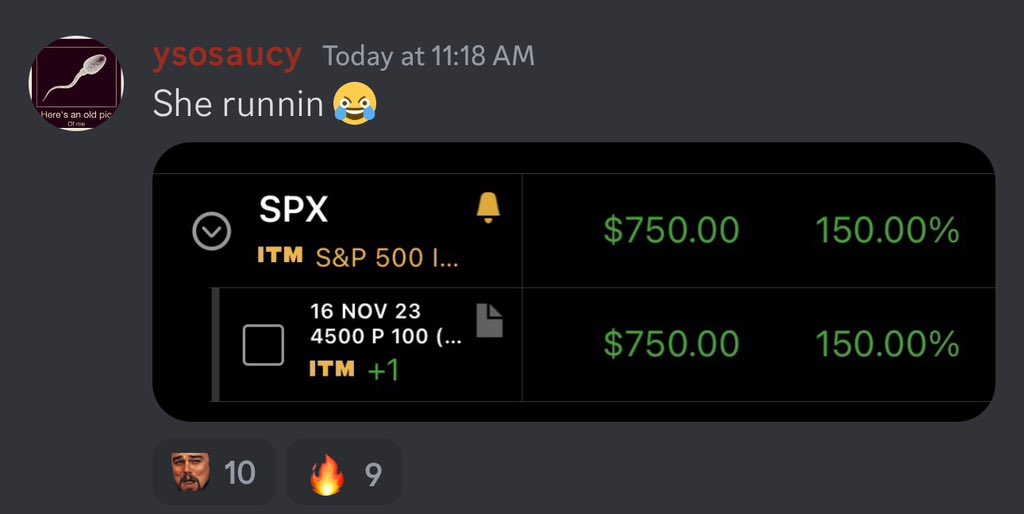 wallstsavage80's tweet photo. Green is green is for losers https://t.co/Z5aSdVciIi