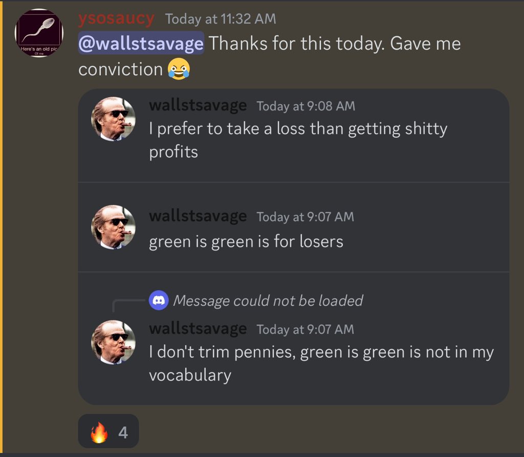 wallstsavage80's tweet photo. Green is green is for losers https://t.co/Z5aSdVciIi