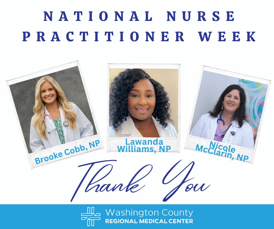 As we celebrate National Nurse Practitioner's Week, it's important to take a moment to appreciate the tireless dedication and passion shown by the amazing ladies who serve as nurse practitioners in our clinics.  #NationalNursePractitionerWeek #nursesrocks #CommittedToTheCommunity