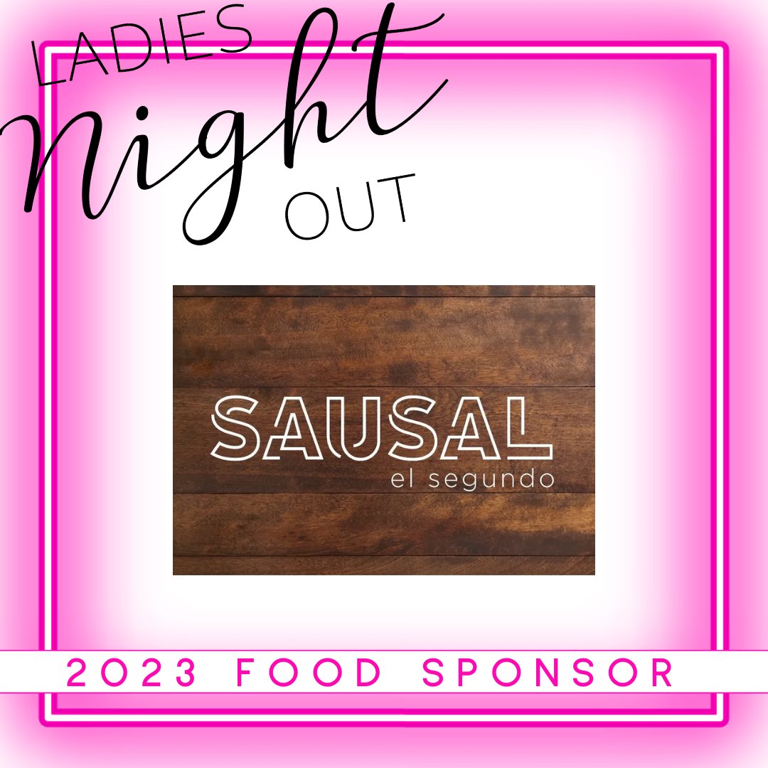 ElSegundoEdFnd's tweet image. THANK YOU, SAUSAL, for once again partnering with Ed! and providing your delicious eats for the 15th Annual Ladies Night Out! We are grateful for your continued support of the students of El Segundo! 
LNO is TONIGHT! 
#esedf #sausalelsegundo #communityofed #lno23
