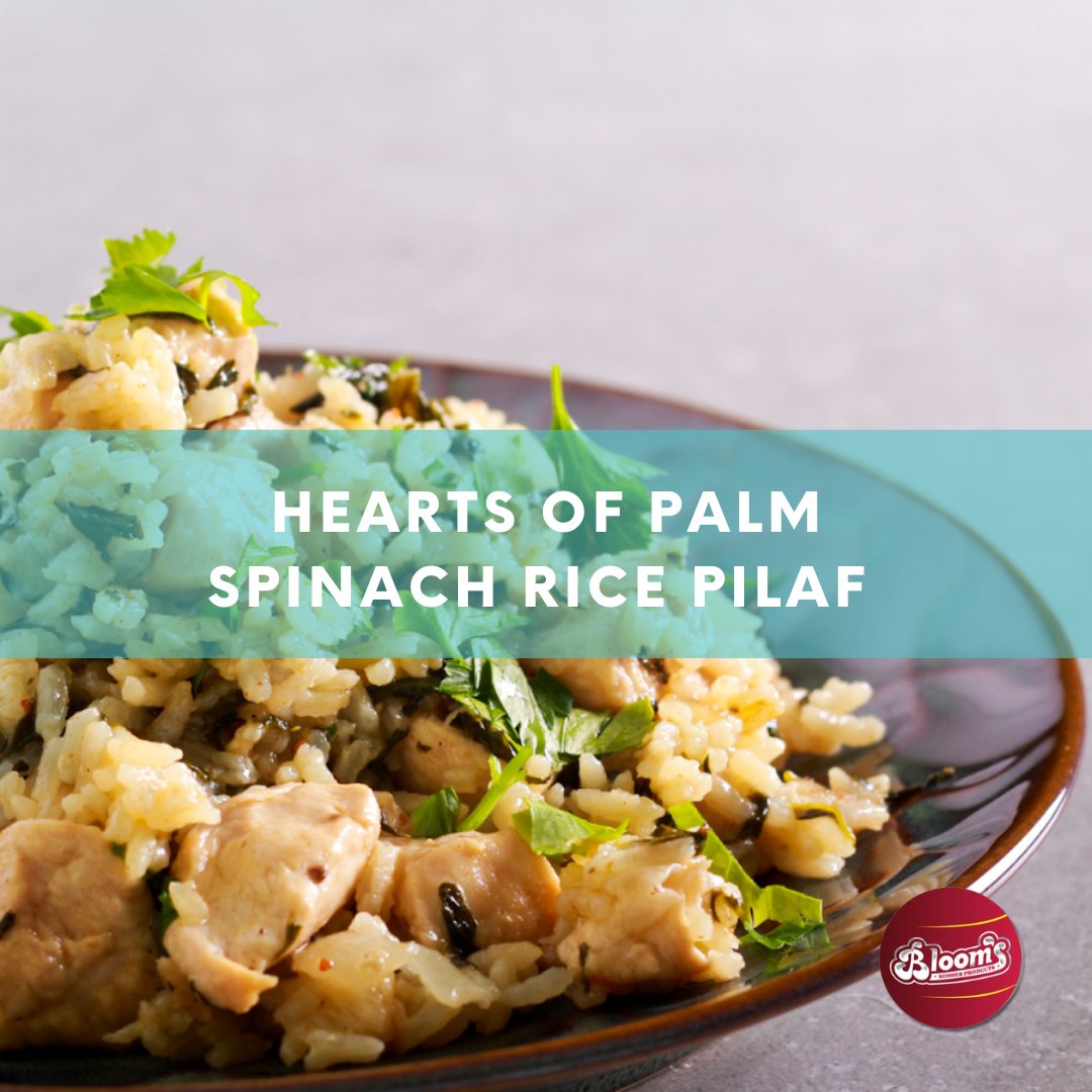 BloomsKosher1's tweet image. We’re delighted to introduce you to a delightful twist on a classic dish – Hearts of Palm Spinach Rice Pilaf. This easy to make recipe is accessible right now!

Check out the recipe and more like this on our blog! bloomskosher.com/blog/

#KosherFoods #KosherRecipe #BloomsKosher