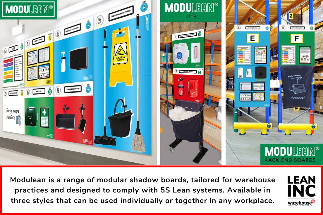 Buy online: store.warehouseiq.com/collections/mo…

#warehouse #safety #lean #sixsigma #warehousesolutions #warehousemanagement #5S #organization #modulean #beaverswood #labelling #labelingsolutions #shadowboard #labeling #racking #palletrack #palletracking #leanmanufacturing #leanthinking