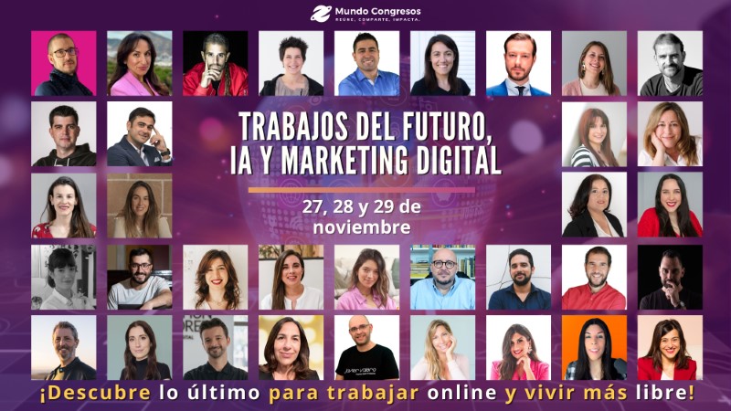 🎙️ ¡Momento esperado! Hoy en el Congreso "Trabajos del Futuro, IA y Marketing Digital", mi clase sobre textos estratégicos con inteligencia artificial estará disponible solo hoy, ¡gratis! 🌟 ¡Aprovecha esta oportunidad única para aprender! 👉 mundocongresos.com/trabajos-del-f…