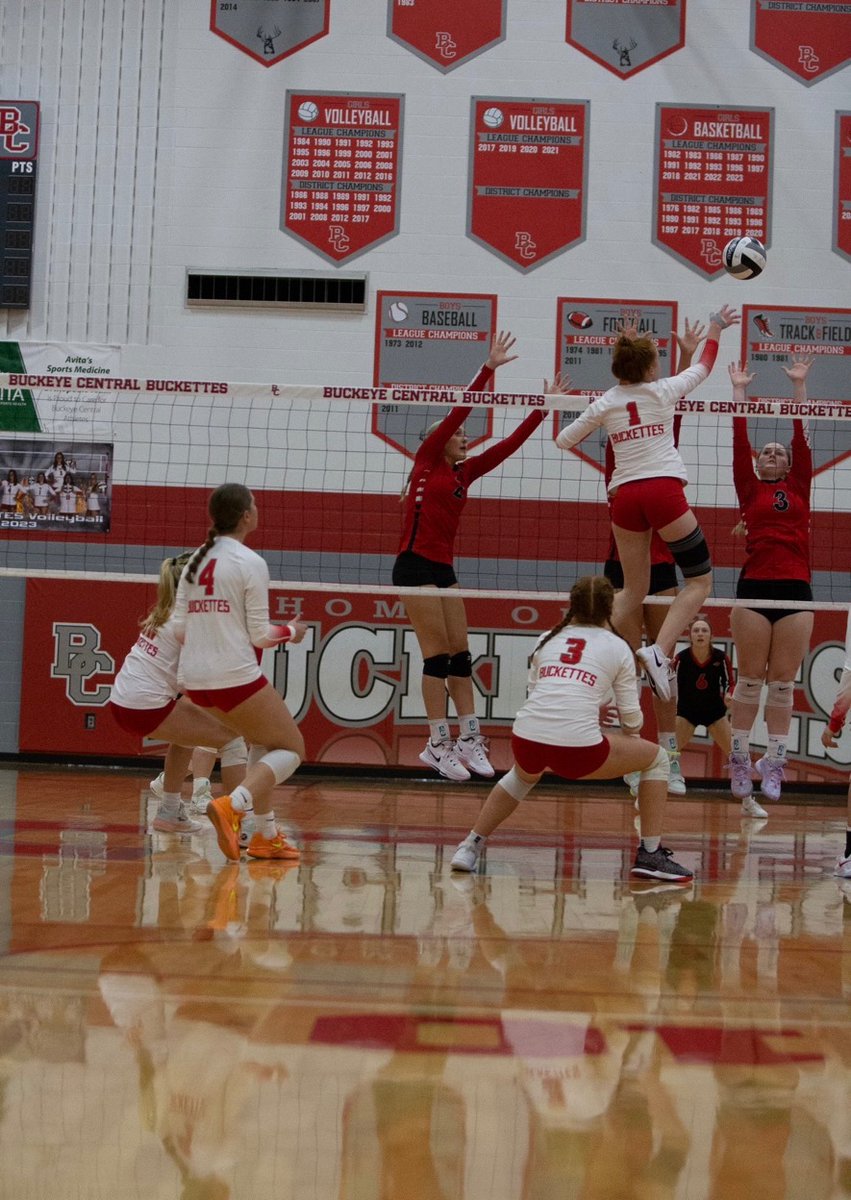 Buckeye_Central's tweet photo. CONGRATULATIONS to our Buckettes Volleyball team and Senior Mia McDougal! 📣

🌟 Receiving 2nd Team All-Ohio Honors
🌟 Finished the year with 343 kills, 111 blocks, 28 aces &amp; 382 digs

What a great season, we are so proud of you! #WeR_BC https://t.co/YhOCJZ8f24