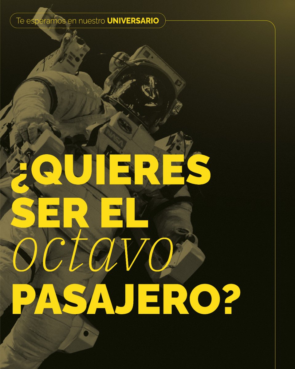 🪐 Si quieres formar parte de esta nave creadora de universos,

Te esperamos en nuestro 𝕌ℕ𝕀𝕍𝔼ℝ𝕊𝔸ℝ𝕀𝕆 

🚀 universario.equilatera.es

#hacemosmarca #equilátera #branding #marketing #estrategia # #publicidad #socialmedia #marcasconalma #Universario