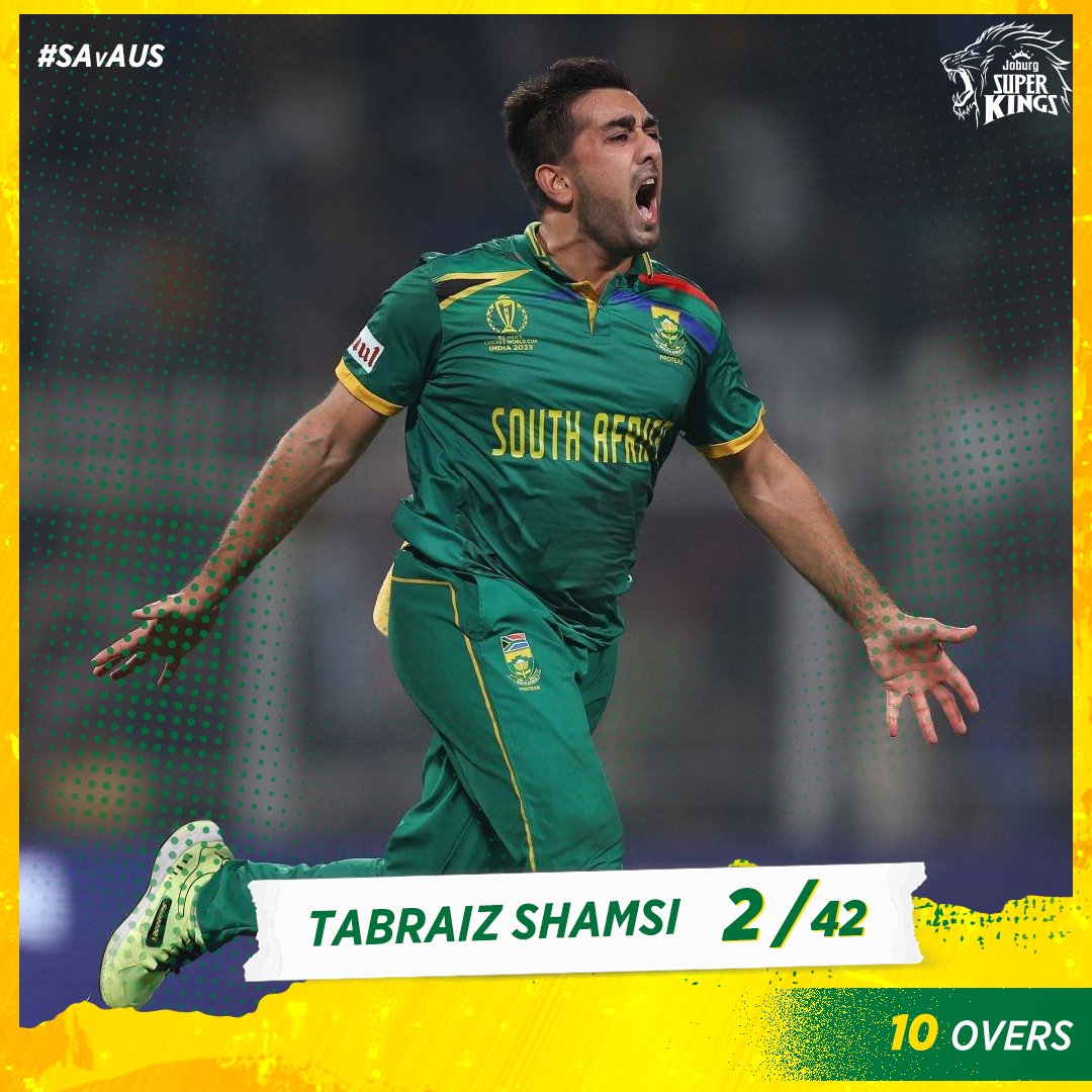 JSKSA20's tweet image. Bowlers gave their full out in every delivery 👏🏼👏🏼👏🏼

#SAvAUS #CWC23 #CWC23semifinal

📸: @ICC