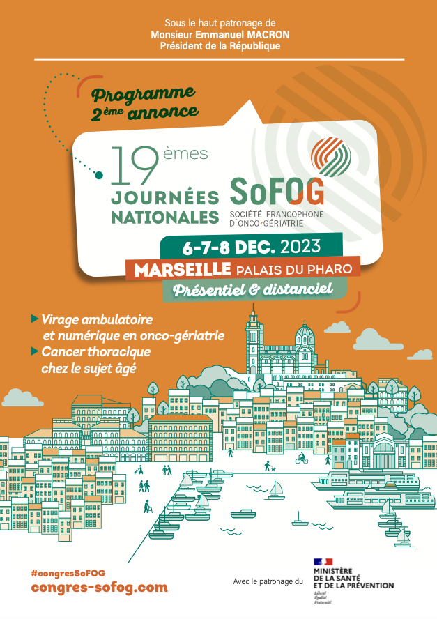 #SAVETHEDATE 🗓️📌 19èmes Journées Nationales de la <a href="/sofog_officiel/">SoFOG</a> (Société Francophone d'Onco-Gériatrie) - 6-7-8 décembre 2023 à #Marseille au Palais du Pharo. Présentiel et distanciel. linkedin.com/posts/aphm-ass… #oncogeriatrie