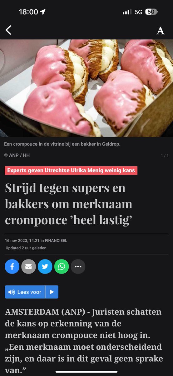 Ten eerste is het al triest dat er over dit product wordt gevochten. Door mijn kids bij de bakker. En door de bakker bij de rechtbank. 
Had dit een Eindhovense bakker geweest, dan ging ie samenwerken met alle andere bakkers. 
Want samen kom je echt verder. #Brainport #Eindhoven