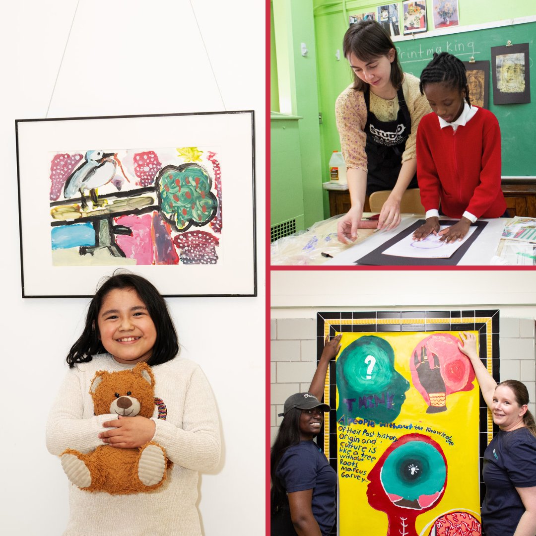 studioinaschool's tweet photo. Thanks to our incredible staff, creative students, and all of our supporters, we are able to continue to provide arts education across all of NYC. This giving season please consider making a donation to support arts education at https://t.co/D6x28mKc5s. #GiveCreatively https://t.co/NlNtxRmLnv