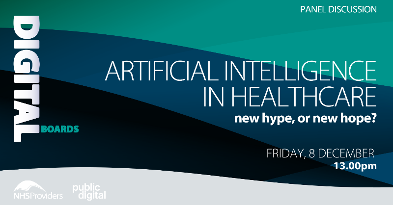 NHSProviders's tweet photo. Artificial Intelligence in healthcare 💭

Join our #DigitalBoards webinar helping improve senior leaders' understanding of AI, with:

🔹 @jessRmorley | @oiioxford
🔹 @haris_shuaib | @GSTTnhs
🔹 Dave Rogers | @PublicDigitalHQ
🔹 Keith Grimes |  @curistica

Book your place ⤵️