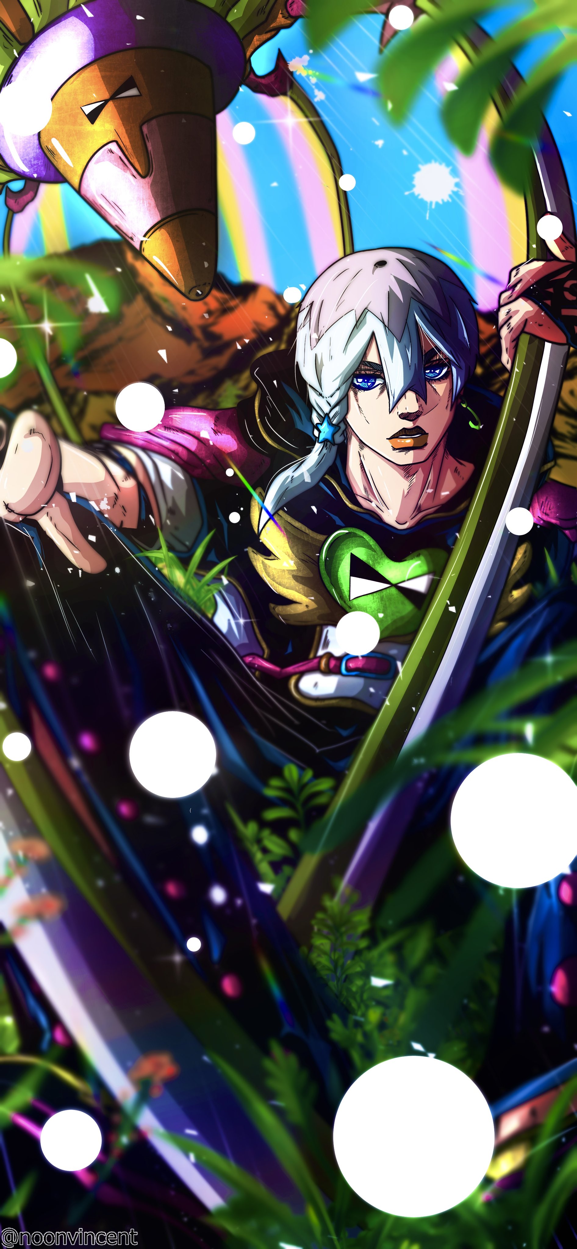 Stone Ocean Stands, an art canvas by Vincent Noon - INPRNT