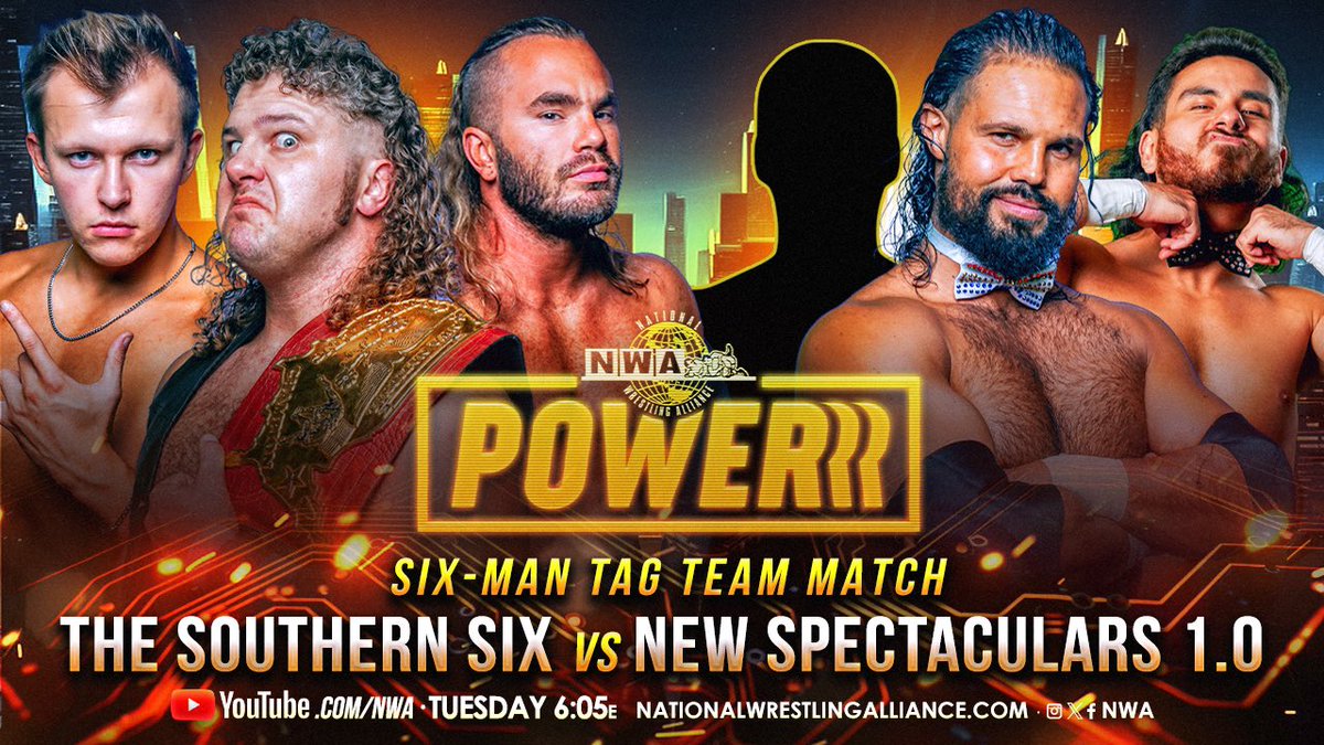 Next Tuesday - #NWAPowerrrr
6:05 pm est
YouTube