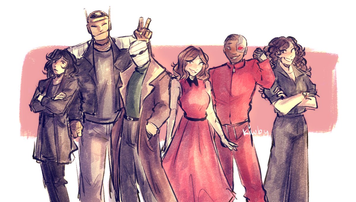 a thing i drew for that one cafe event on insta a while back [#doompatrol #doompatrolfanart]