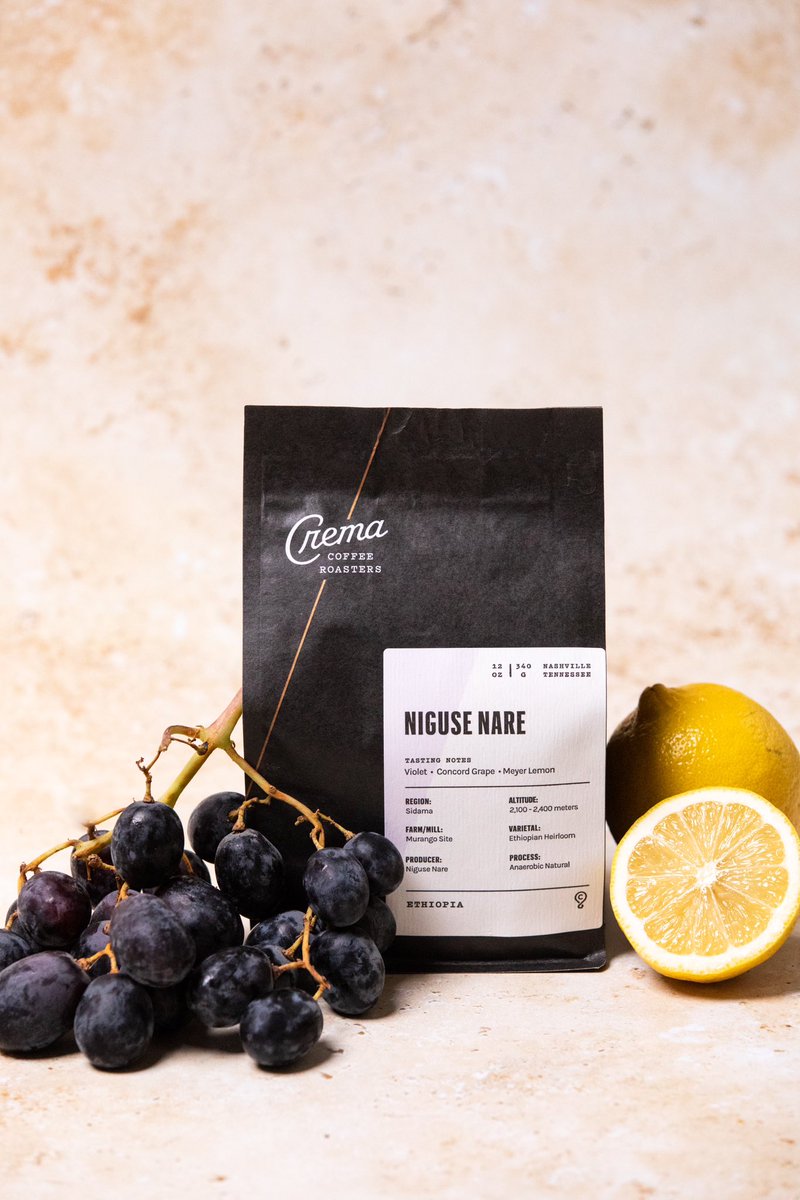 Sparkling ✨, juicy 🍇, complex 🌀, and floral 🌸, this beauty from Sidama, Ethiopia is a must try!

Shop here ➡️ crema-coffee.com/collections/co…