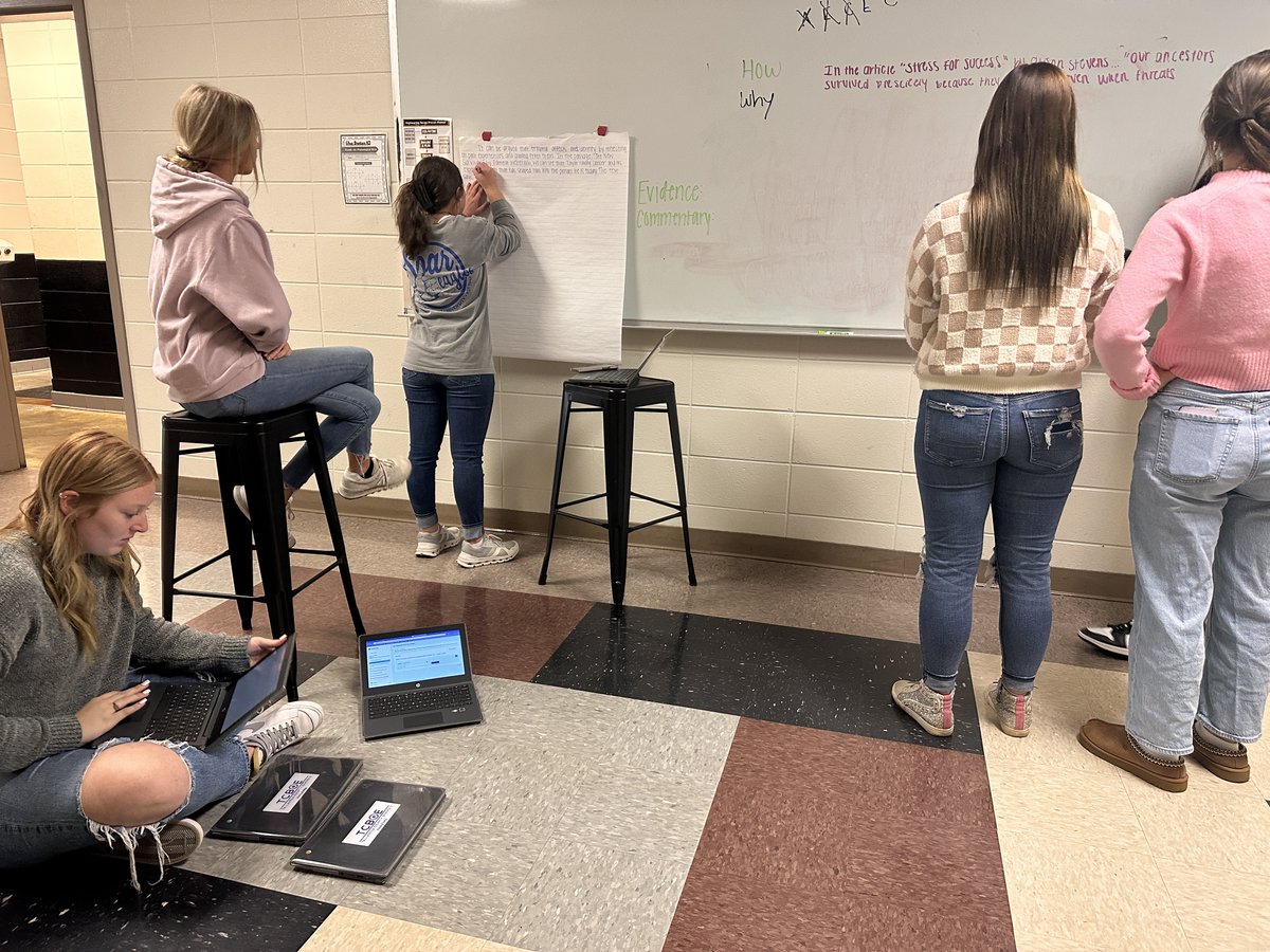 I got to witness some terrific conversations and productive struggling today as Ms. Lambert's students created meaningful, connected commentary. #GoodAsGold