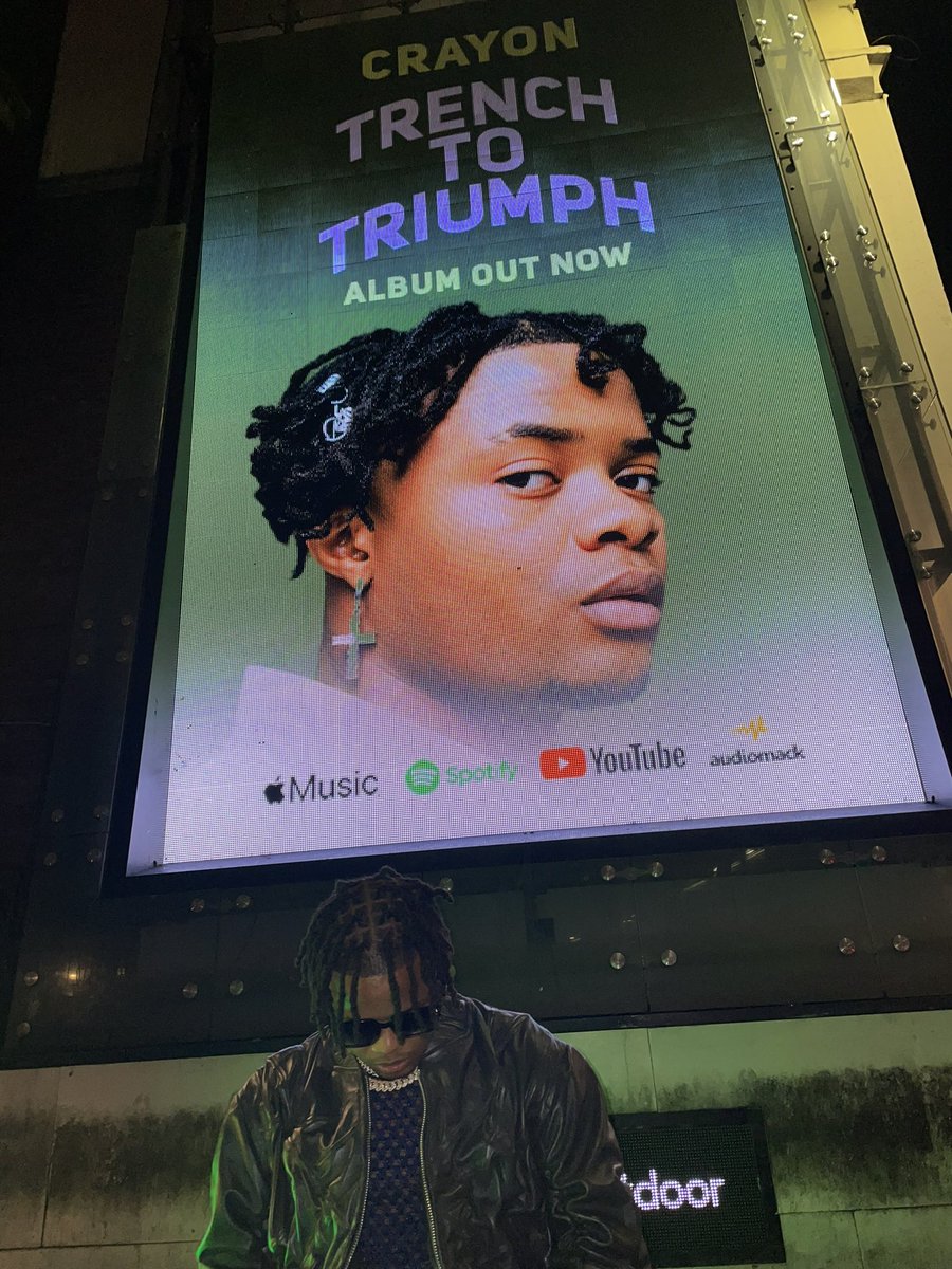 “Billboard cray” on the streets of London. Crazyyyyy!📈🇬🇧❤️

Trench to Triumph out now. ✝️📈🇬🇧

Biggest love to the best team in the world. @MAVINRECORDS <a href="/weareplatoon/">PLATOON</a> <a href="/BLOWTIMEENTER/">BLOWTIMEENT</a>
