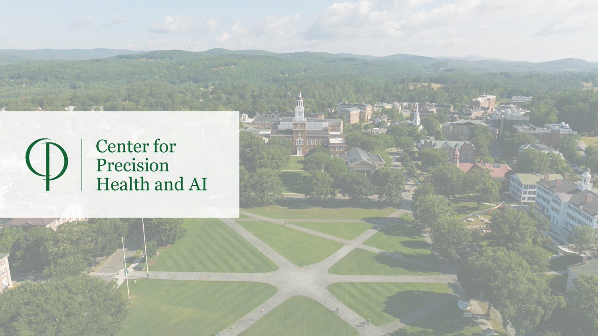 Tenure-Track Assistant Professor Position at @Dartmouth Biomedical Data Science Department and Center for Precision Health & AI. An excellent place to work on advancing AI in healthcare. Please apply or retweet/share with anyone who might be interested. tinyurl.com/3np9d5kd