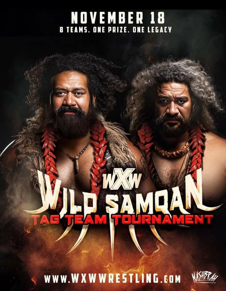 TheGentJK's tweet photo. Tomorrow.
A true honor.
Minneola, FL.
Our FL debut. ๐ผ๐ธ๐
#WXW #WildSamoan
#TagTeam #SPF #YLF https://t.co/RvAg1eaZD4