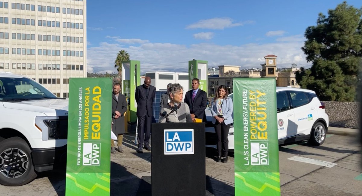 “We’re just at the beginning of this process. Clearly inequities are … deeply embedded in the city’s bones,' said @CCSCatUCLA director @SPincetl to the press at @LADWP headquarters. 'We need to work together purposefully, intentionally, and be willing to do what it takes.”