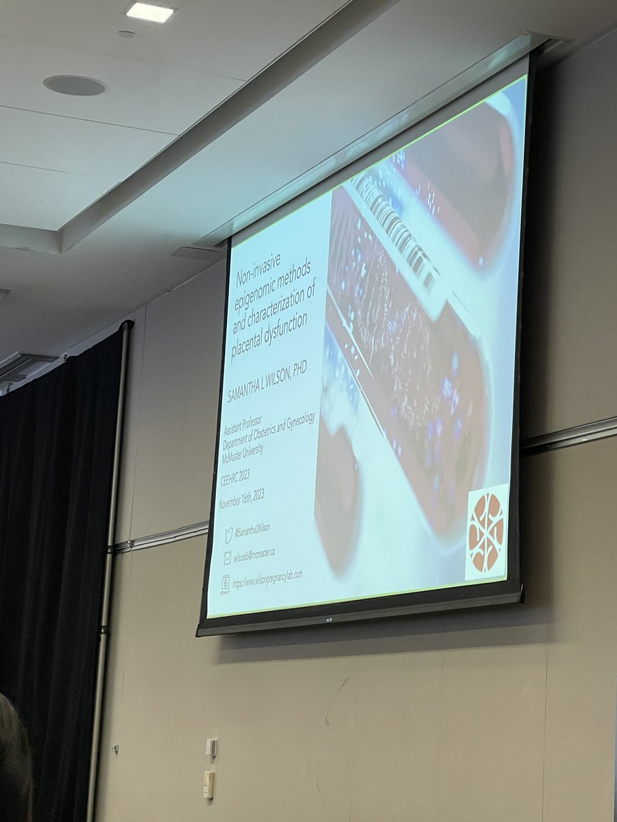Li Qing Wang (@li_qing_wang) on Twitter photo Amazing talk by <a href="/SamanthaLWilson/">Samantha L Wilson Bsky:SamanthaLWilson</a> on “Non-invasive epigenomic methods and characterization of placental dysfunction” at <a href="/CEEHRC/">Canadian Epigenetics</a> 2023! Amazing talk by <a href="/SamanthaLWilson/">Samantha L Wilson Bsky:SamanthaLWilson</a> on “Non-invasive epigenomic methods and characterization of placental dysfunction” at <a href="/CEEHRC/">Canadian Epigenetics</a> 2023!