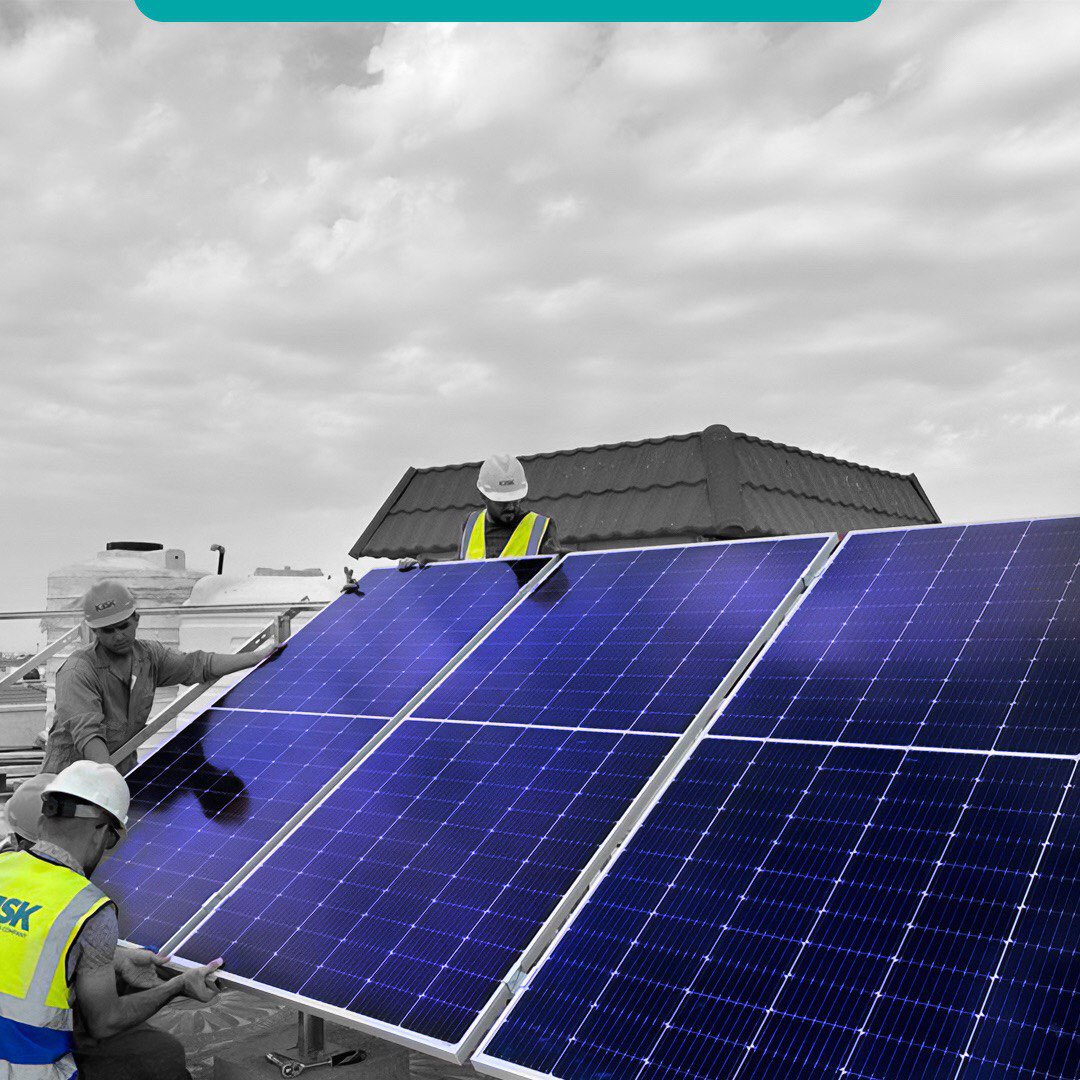KESKco_'s tweet photo. KESK team has successfully installed an on/grid solar PV system for a house in Hiwa city/Erbil with 8.6 KWp PV capacity. The system annually generates 14.7 MWh of energy and reduces $1800 from the Electricy bil. It also offsets 12 tons of CO2 annually. https://t.co/4duPMurqFU