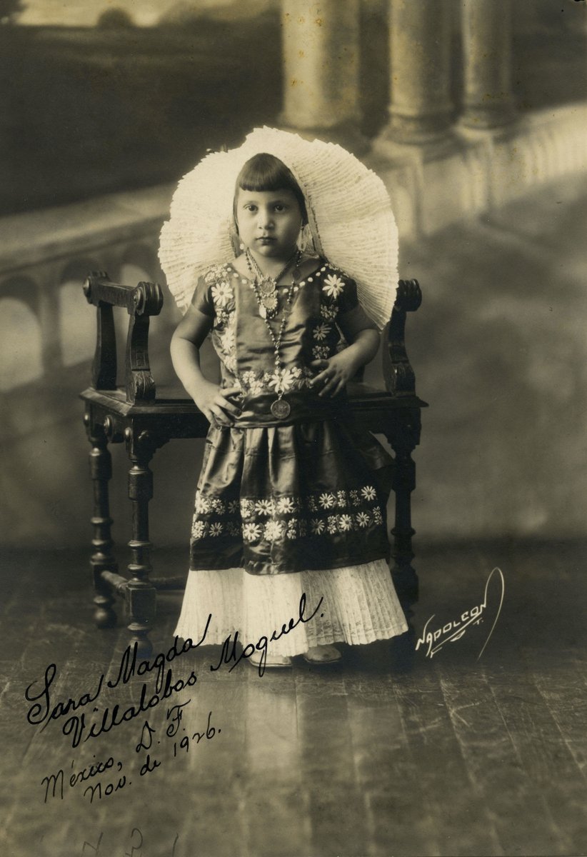 📷 Estudio fotográfico Napoleón Fot.
Sara Magda Villalobos Moguel, noviembre de 1926
#FotográficaMx