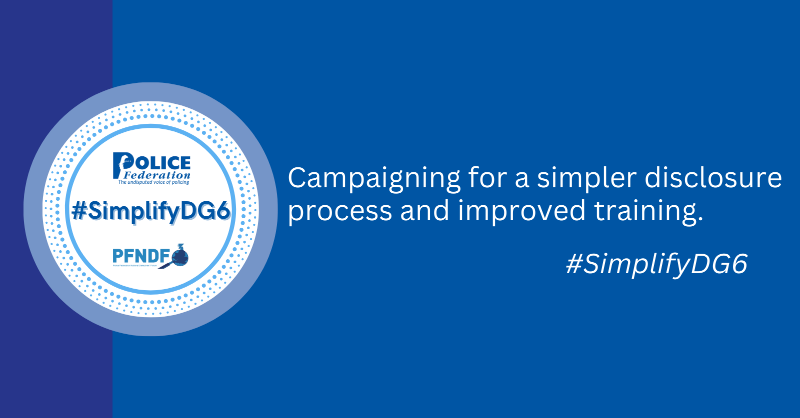 PFEW_HQ's tweet photo. We urge the Government to adopt a legally approved amendment into the Data Protection and Digital Information Bill, which would free up thousands of policing hours.

Find out more as the @CommonsHomeAffs supports our #SimplifyDG6 campaign 👇

@ukhomeoffice