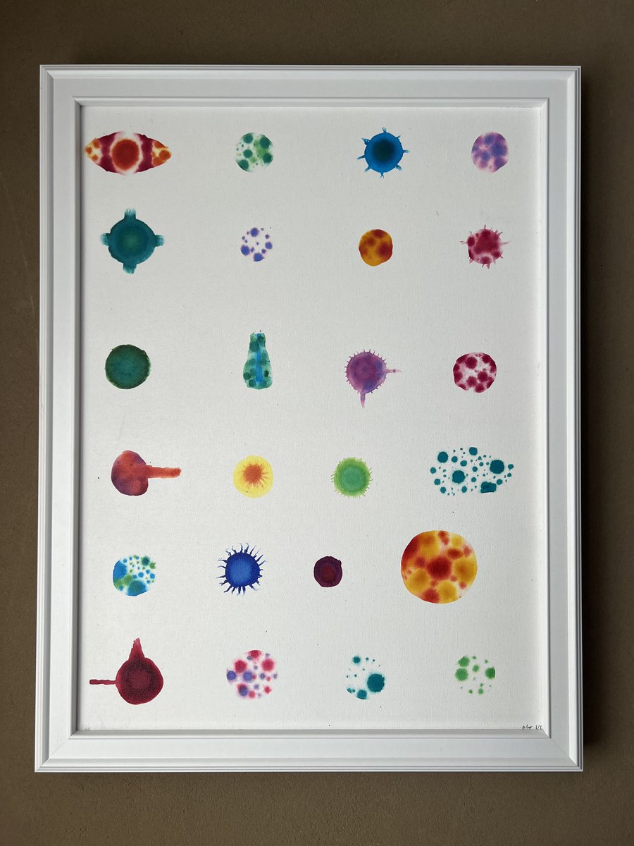 Atoms and Cells 

Signed and framed