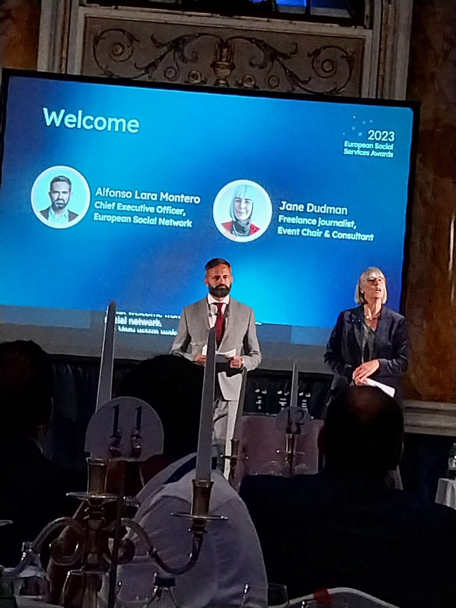 nismum's tweet image. European Social Services Awards opening remarks