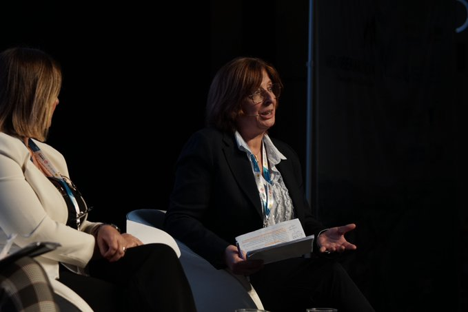 euromedwomen's tweet photo. "Legislation is not enough; it may incentivise, but it is not sufficient to achieve equality"🗣️
@GAubarell , Dir. of the Culture, Gender and CS Dept' at @IEMed_ spoke at the #MedaWomen23 Forum of the #MedaWeek23, representing @euromedwomen🌊.
@afaemmeoficial https://t.co/JUSLVKnoDQ