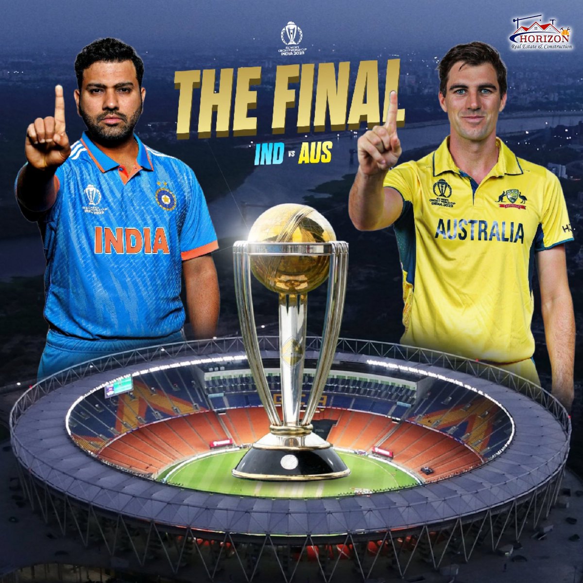 Conshorizon's tweet photo. Soo Excited🏆🏆🏆🏆🏆🏆
#CWC2023 #CWC2023INDIA #CWC2023Final #INDvAUS #India #WorldcupFinal https://t.co/GIPLCOVGC4