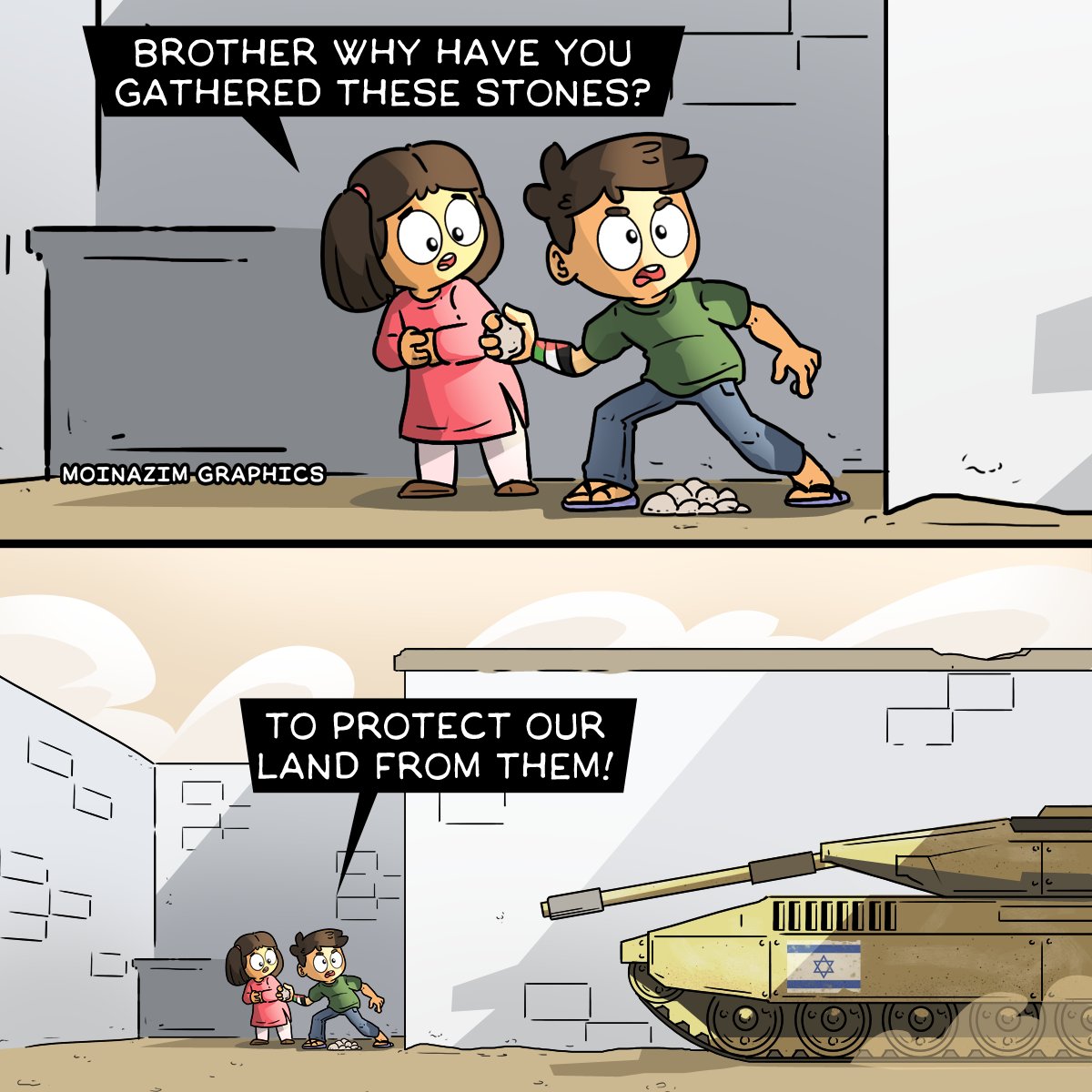 If wars were won on the basis of bravery and courage, we all know these kids would already be victorious!
#Palestine #Gaza