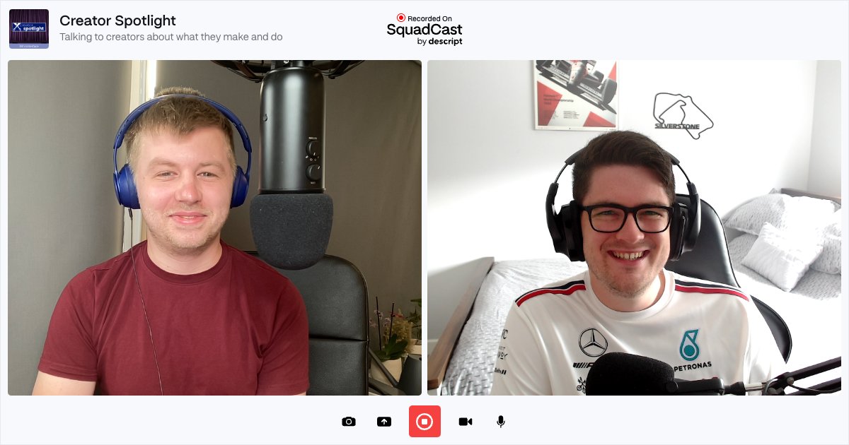 Next week on the <a href="/creatorspotpod/">Creator Spotlight Podcast</a>, I speak to <a href="/VintageMatthews/">Tom Matthews</a> who is best known for his highly successful GTA Top Gear videos, so we chatted about the production process and much more.

Episode out on 'the interface Podcasts' YouTube channel on 20/11/23 at 6am GMT