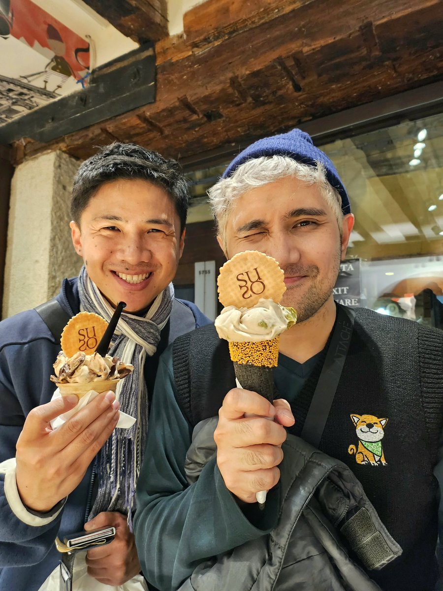 Tweestian's tweet image. The best gelato this side of Venice (hopefully not because of human melk).

#suso