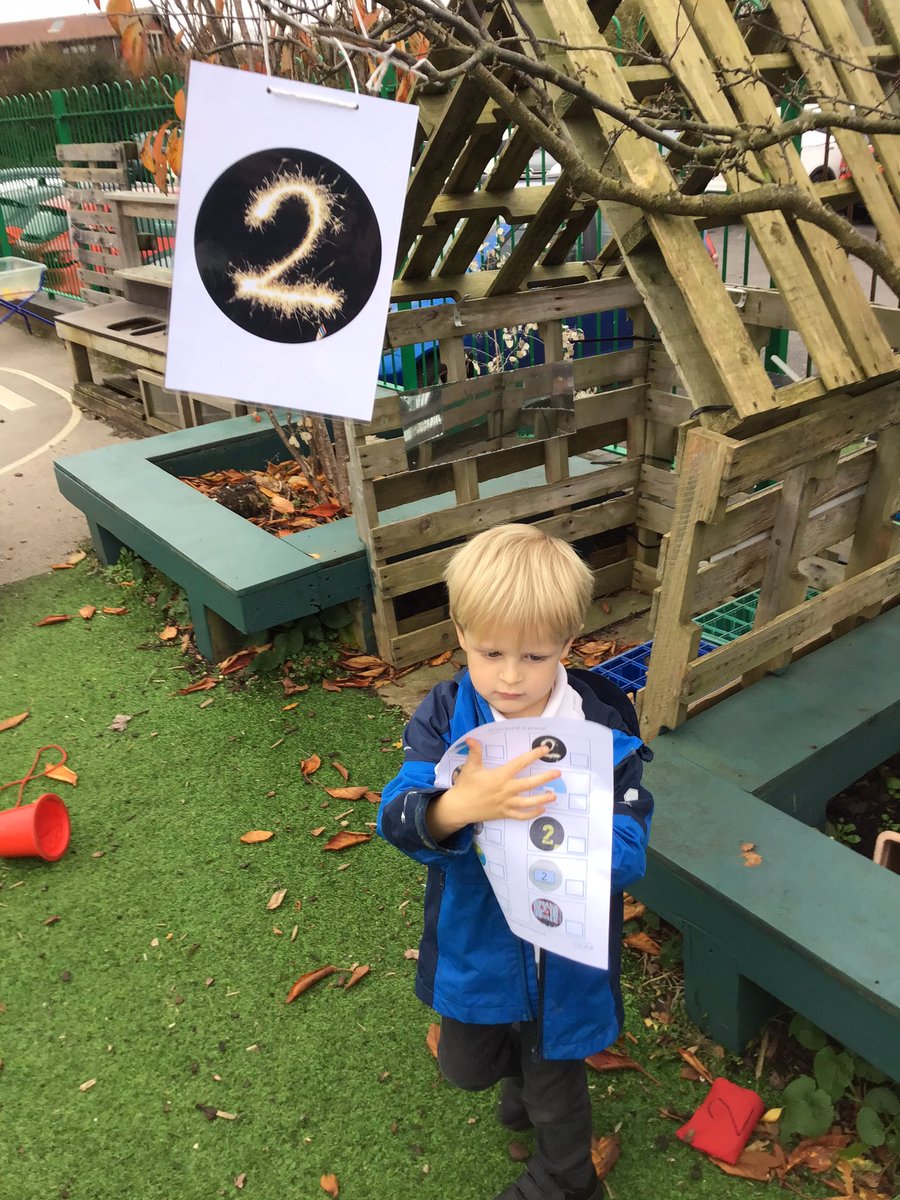 EYFSSJV's tweet photo. We went on a numeral 2 hunt. We were very excited when we found the matching numeral on our sheets! #SJVMaths https://t.co/O9YPvun3XE