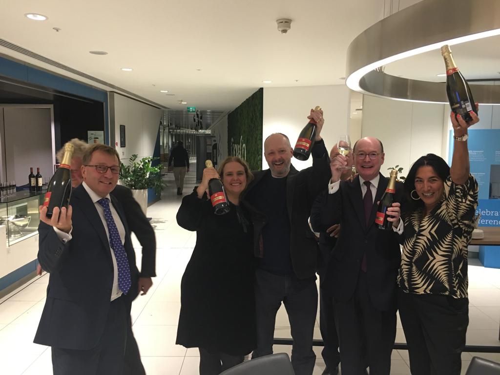 quadrantlaw's tweet photo. A proud win at the Action4Justice Maritime Quiz last night

The quiz raised funds for @A4JCSO - a brilliant charity seeking to empower communities, lawyers and NGOs in the global south to use law to protect their environment &amp; uphold human rights
Donate: https://t.co/uIRBzIZufn https://t.co/vN2XotDM1O