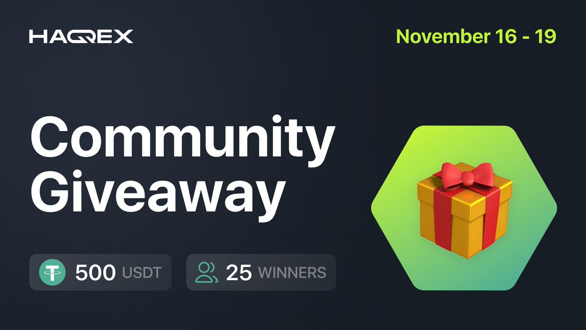 Today, we're introducing a giveaway to reward our supporters in anticipation of the exchange launch 🎁 The rules are fairly simple, making it accessible for everyone to participate and stand a chance to win some $USDT and use them to trade on Haqqex ⬇️ zealy.io/c/haqqex/quest…