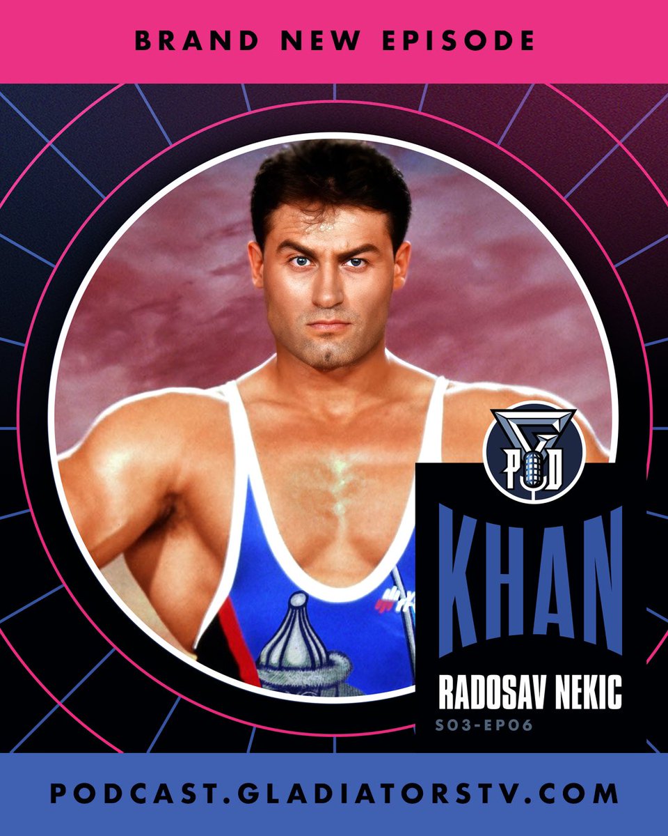 GladiatorsTV's tweet photo. Unravel Khan’s epic tale—from the arduous journey to securing a spot on the show, to his intense face-off with the would-be Gladiator Shark! Plus, discover his unexpected love for chickens! 🐓✨

🔈 Listen at https://t.co/lRg9iS0O4U or search @TheGladPod in the usual places. https://t.co/A3kMLBLn7U