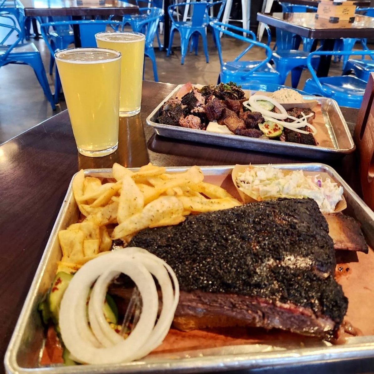 Doors are open for lunch, happy hour (3:30-6:30) &amp; dinner… dine in, takeout or delivery! 

🥇Award winning BBQ
🚗 Onsite parking
🐕 Pet-friendly patio 
🍹 Full bar  

#noladining #neworleanseats #nolaeats #neworleans