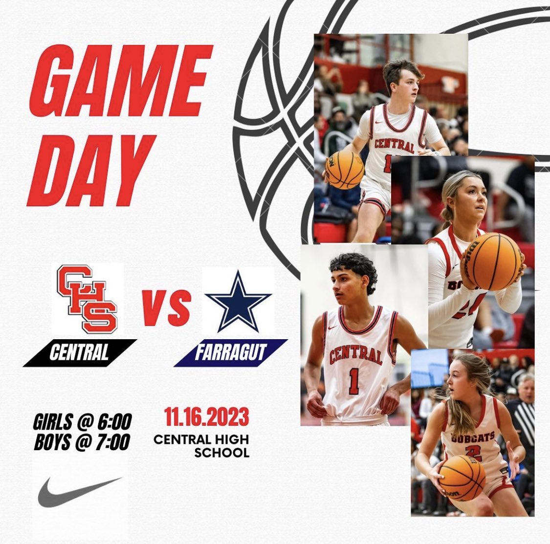 Time to get the gym rocking for opening night. Bobcat Nation BE THERE!!!