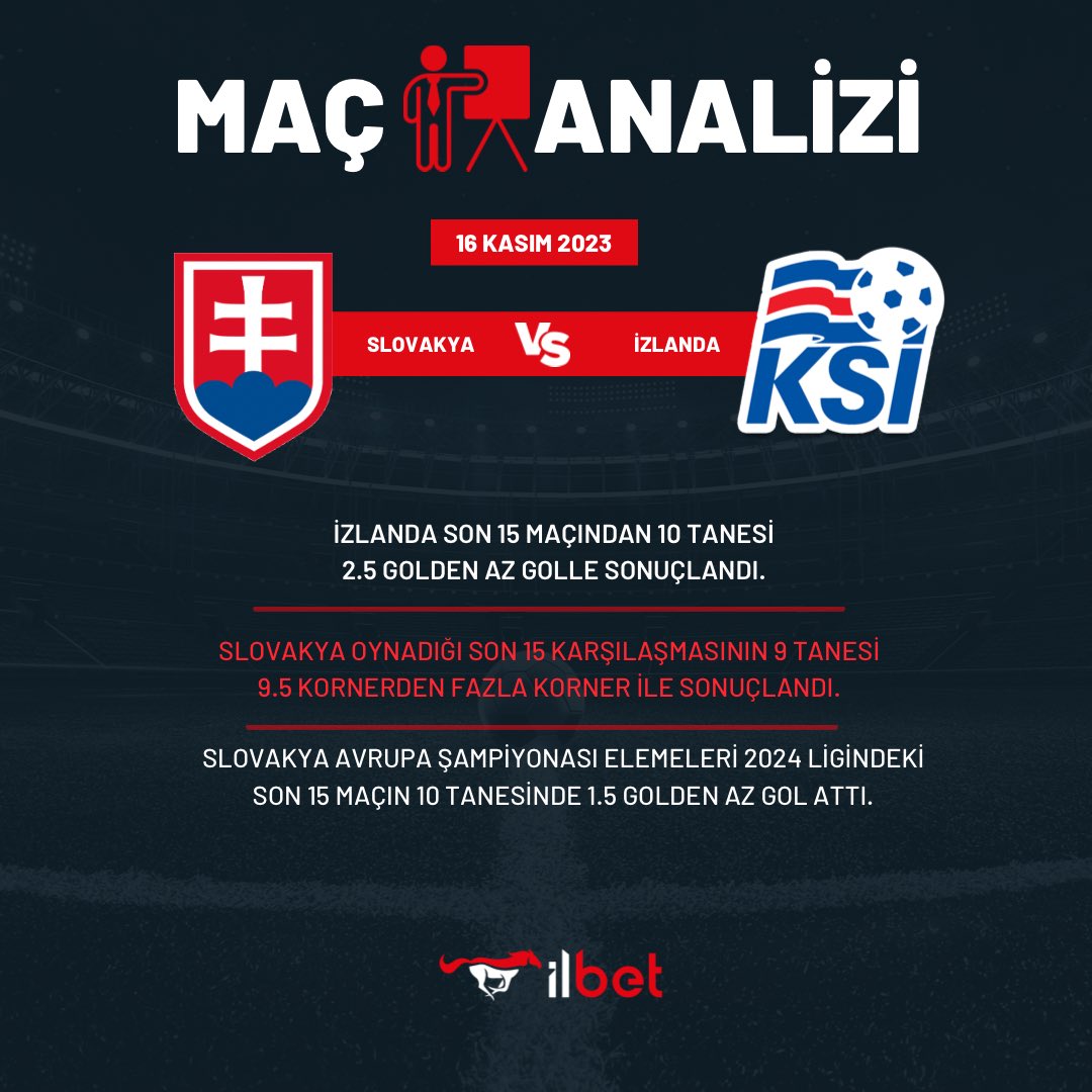 🏆 Avrupa Şanpiyonası'nda rekabet dolu karşılaşma ! 🏟 Heyecan dolu karşılaşmada Slovakya ile İzlanda karşılaşıyor ! 👀 Yüksek kazançlar için maç analizlerimize göz atmayı unutmayın ! Kesintisiz erişim ; bit.ly/3uhdAnm