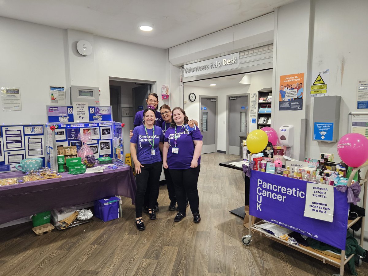 💜Pancreatic Cancer Day 2023💜
We would like to thank everyone that has helped us fundraise for Pancreatic Cancer UK! We have raised a phenomenal GRAND TOTAL OF....... £3005! 💷 <a href="/Lynzixxxx/">Lynzi Holland</a>
<a href="/bernieanderton/">Bernadette Anderton</a> 
<a href="/michelle_s20470/">Michelle Skett</a> 
<a href="/WWLHPBnurses/">HPB nursing team</a> 
<a href="/WWLNHS/">WWL NHS</a> 
<a href="/PancreaticCanUK/">Pancreatic Cancer UK</a> 
<a href="/Kim_Whiteside/">Kim Whiteside</a>