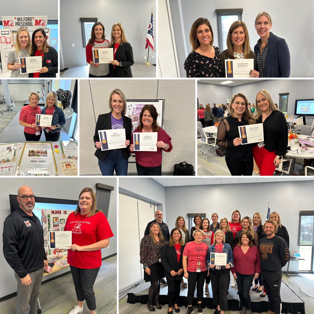 PBIS celebration this morning <a href="/state_support13/">State Support Team 13</a> Thank you to all the teams who shared and presented ❤️🦅❤️ Great things happening in our schools! <a href="/Milford_Super/">MilfordSuper</a> <a href="/jennieberkley/">Jennie Berkley</a> <a href="/PaulDaneducate/">Paul Daniels</a>