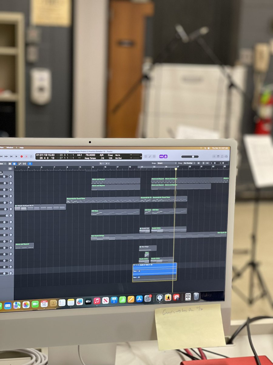 We ran our first live recording session w/these talented OBHS string students. Music Production students engineered their own sessions, and will use their live string sessions in their next song project. @OldBridgeTPS #musicproduction #strings #orchestra #logicpro