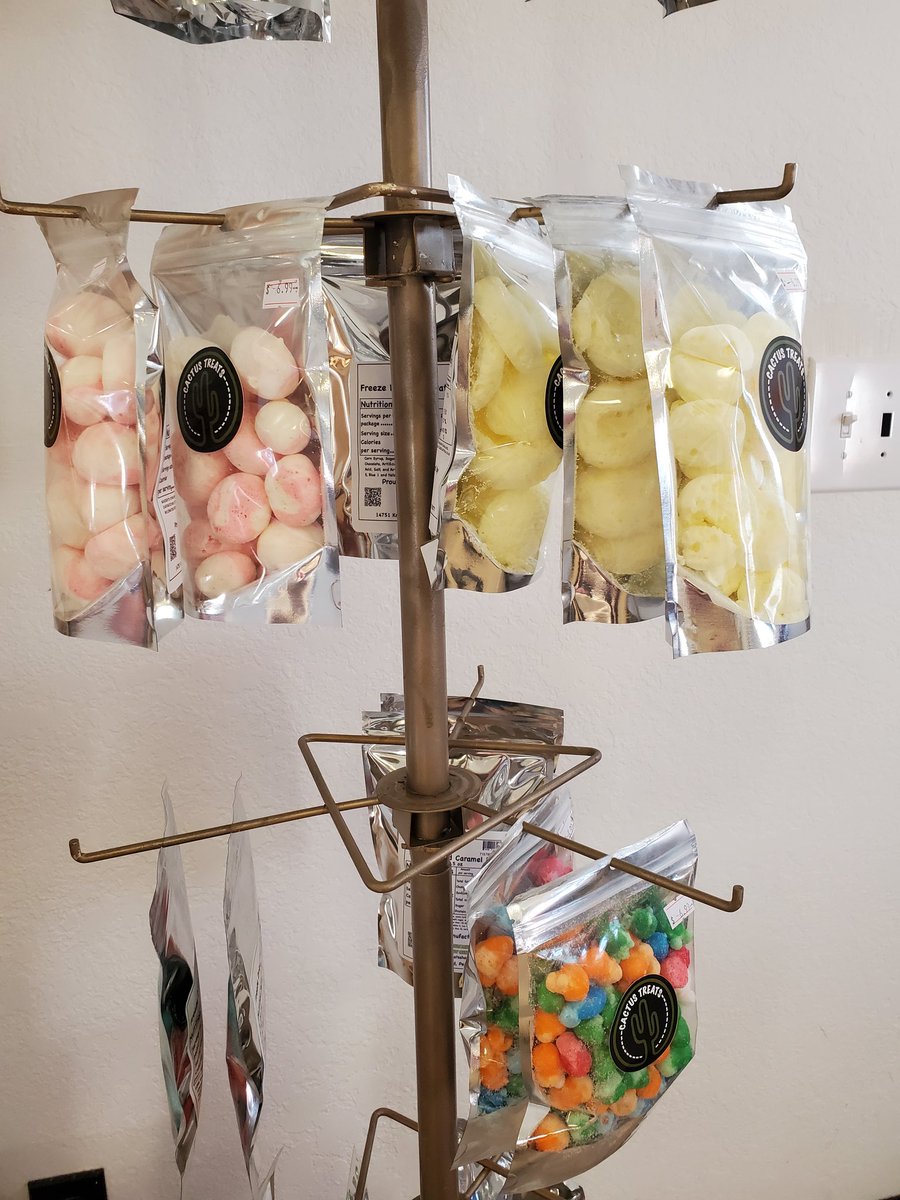 Toys and freeze dried candy.   An awesome combination, and great stocking stuffers.  Bin Fever...where shopping is fun!  

Remember, we will be open on Friday and Saturday the week of Thanksgiving. HAVE A GREAT WEEK!